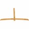 Ekena Millwork Bellingham Rough Sawn Timber Gable Bracket, Western Red Cedar, 84"W x 53"H x 2"D x 4"F, 15/12 Pitch GBW084X53X0204BEL00RWR - alternate 5